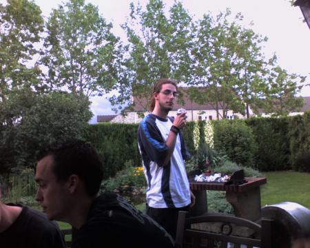 préparation du barbecue...