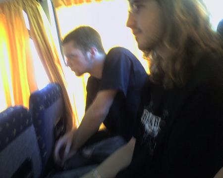 dans le bus